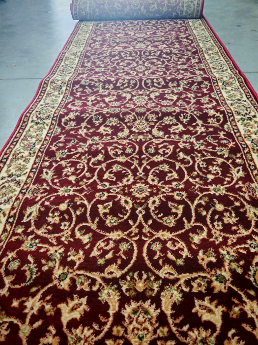 Traversa Hol, Model Clasic 1555/210, Festonata Latime 80 cm, Rosu [3]