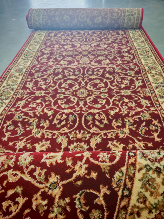 Traversa Hol, Model Clasic 1555/210, Festonata Latime 80 cm, Rosu [5]