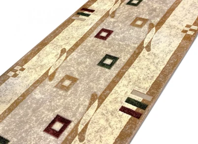 Traversa Hol, Model Lotos 579/110, Festonata la capete, Latime 80 cm, Crem/Bej - Lotos [2]