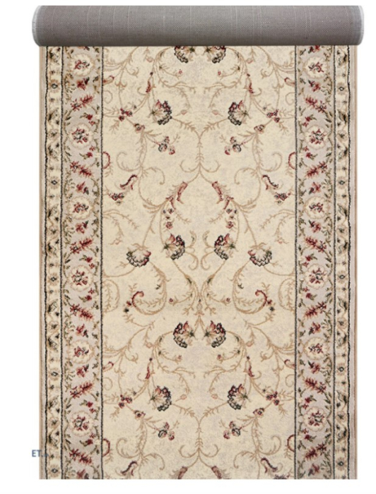 Traversa Hol, Model Clasic 523/100, Festonata, Latime 60 cm, Crem [3]