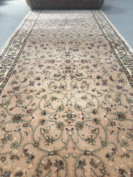 Traversa Hol, Model Clasic 1555/110, Festonata Latime 120 cm, Crem/Bej [1]