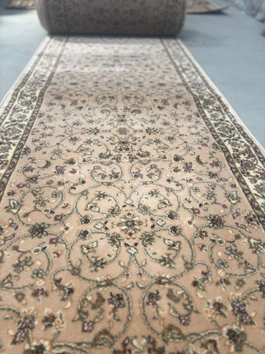 Traversa Hol, Model Clasic 1555/110, Festonata Latime 120 cm, Crem/Bej [7]
