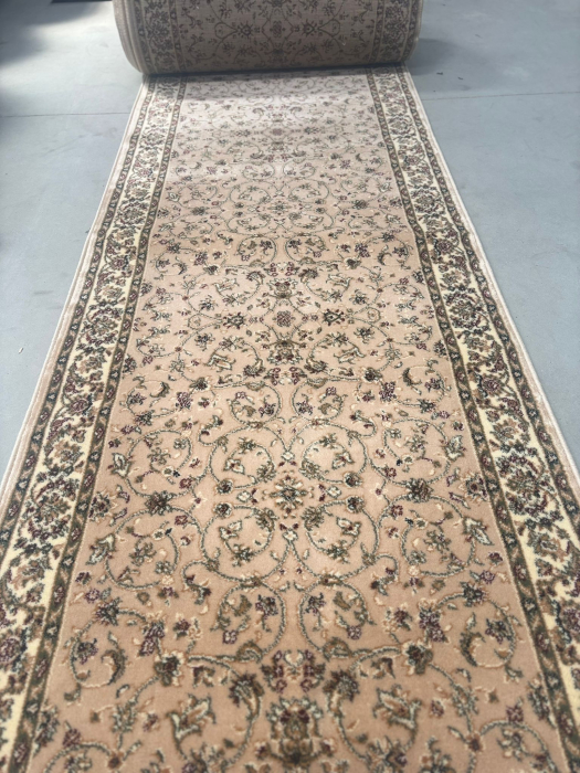 Traversa Hol, Model Clasic 1555/110, Festonata Latime 120 cm, Crem/Bej [4]