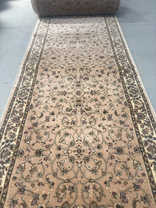 Traversa Hol, Model Clasic 1555/110, Festonata Latime 80 cm, Crem/Bej [8]