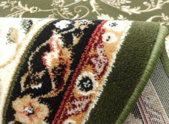 Traversa Hol, Model Lotos 523/310, Verde, Latime 80 cm, Festonata la capete [3]