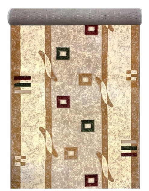 Traversa Hol, Model Lotos 579/110, Festonata la capete, Latime 60 cm, Crem/Bej [1]