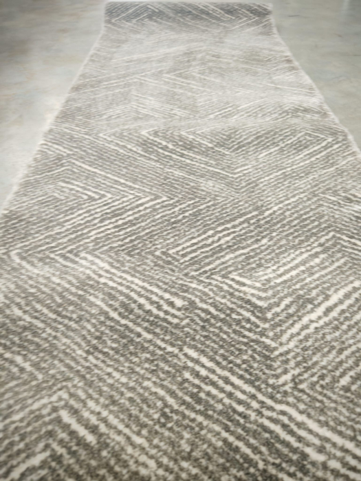 Traversa Hol, Model Opus 54355/670, Latime 100 cm, Festonata, Gri [4]