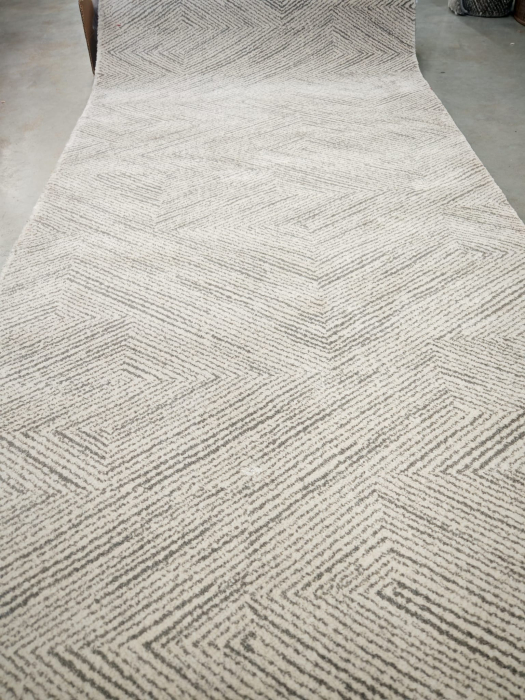 Traversa Hol, Model Opus 54355/750, Latime 100 cm, Festonata, Crem/Gri [4]