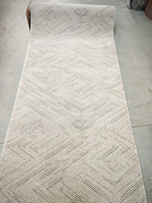 Traversa Hol, Model Opus 54355/750, Latime 100 cm, Festonata, Crem/Gri [5]