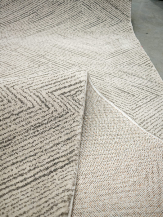 Traversa Hol, Model Opus 54355/750, Latime 100 cm, Festonata, Crem/Gri [2]