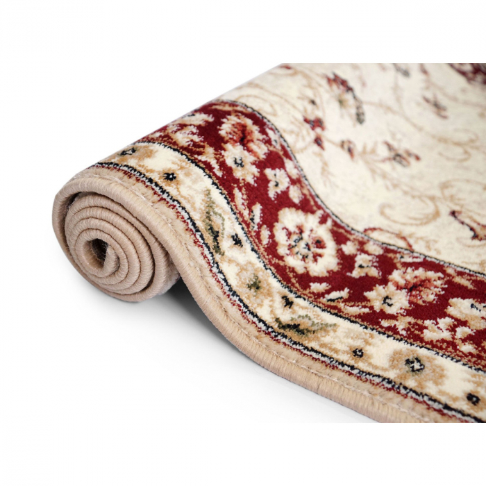 Traversa Lotos 523, Bej/Rosu, Latime 120 cm, 1800 gr/mp [2]