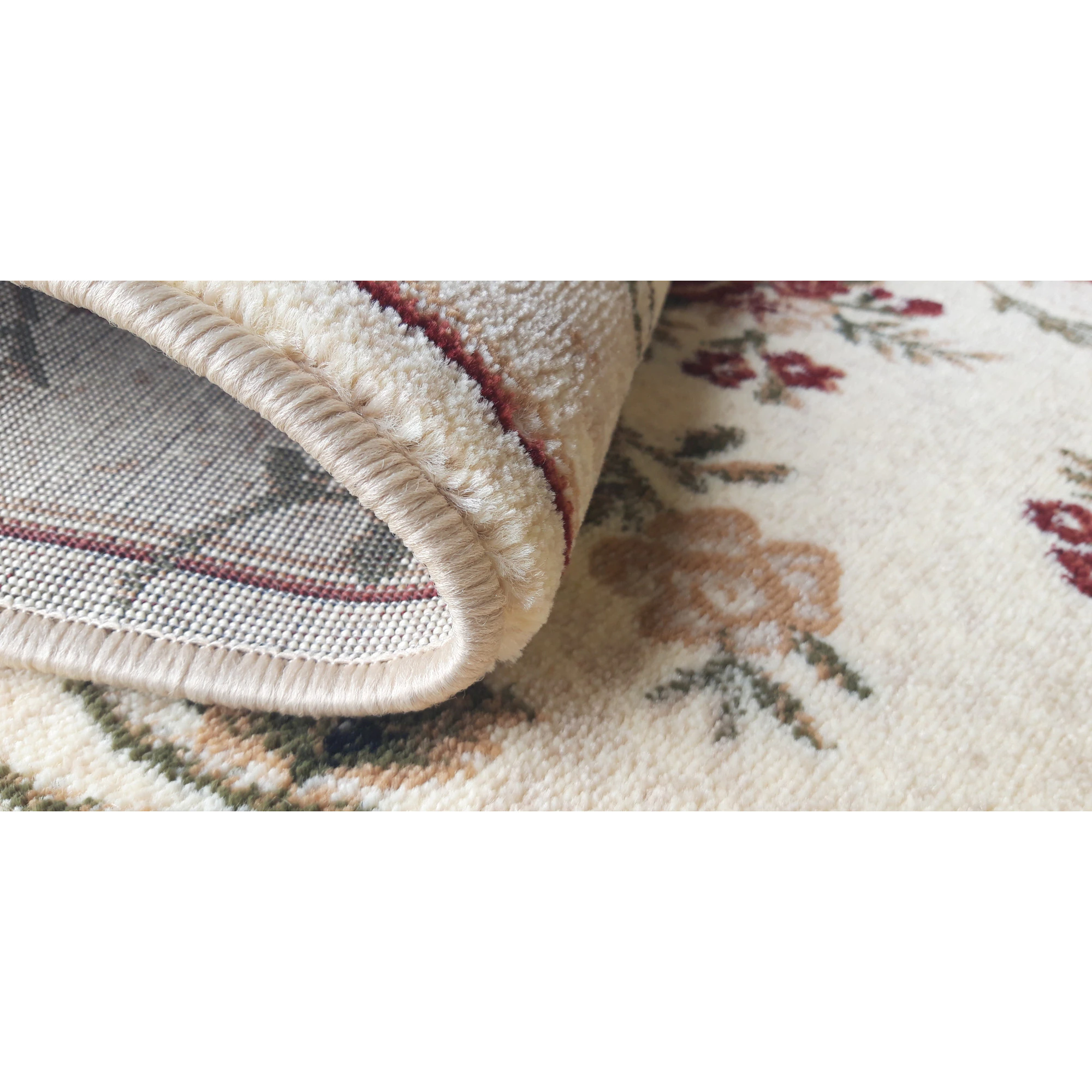 Traversa Hol, Model Floral 551/100, Latime 120 cm, Crem [3]