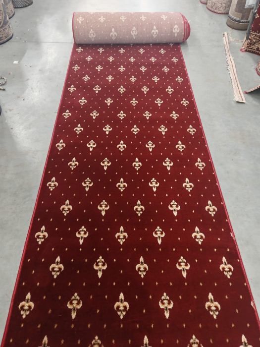 Traversa/Mocheta Model Bisericesc 15033/210W, Festnonata, Latime 60 cm, 80 cm, 100 cm, 120 cm, 150 cm, 200 cm, 400 cm, Rosu [8]