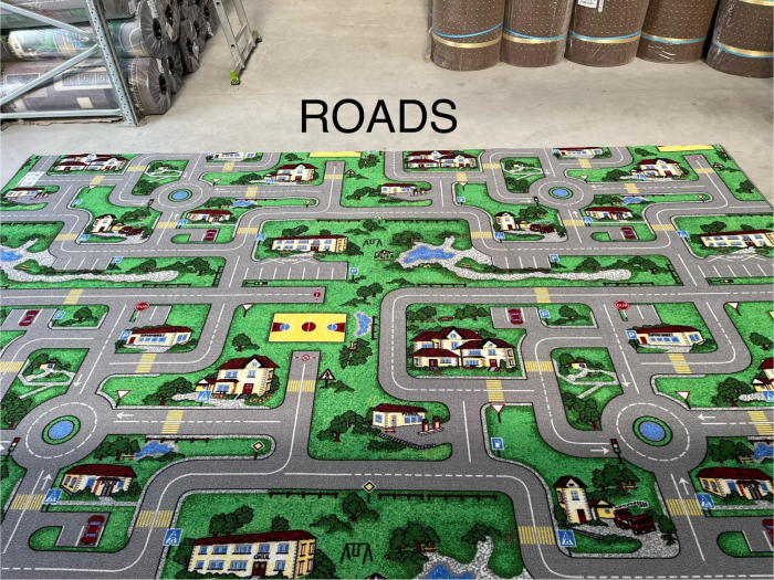 Traversa Copii, Model Roads, Verde/ Multicolor [6]