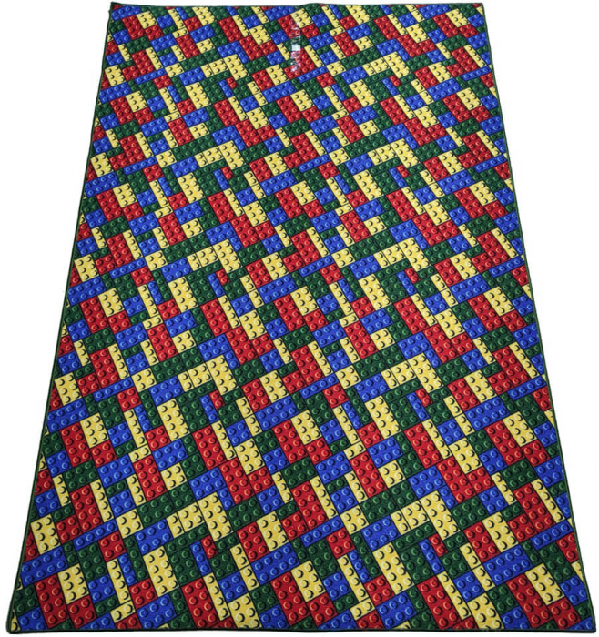 Traversa Model Print Lego, Diverse Latime 400 cm, Multicolor [4]