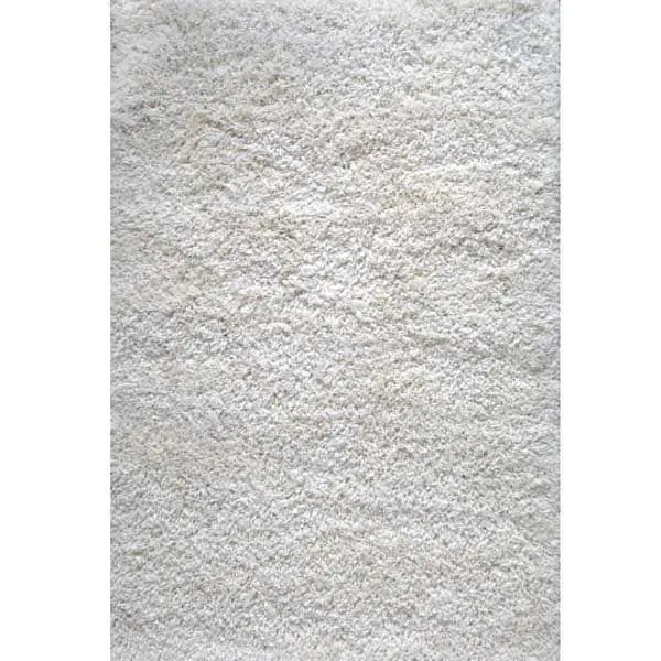Covor Shaggy de Luxe, 8000-10, Alb [1]