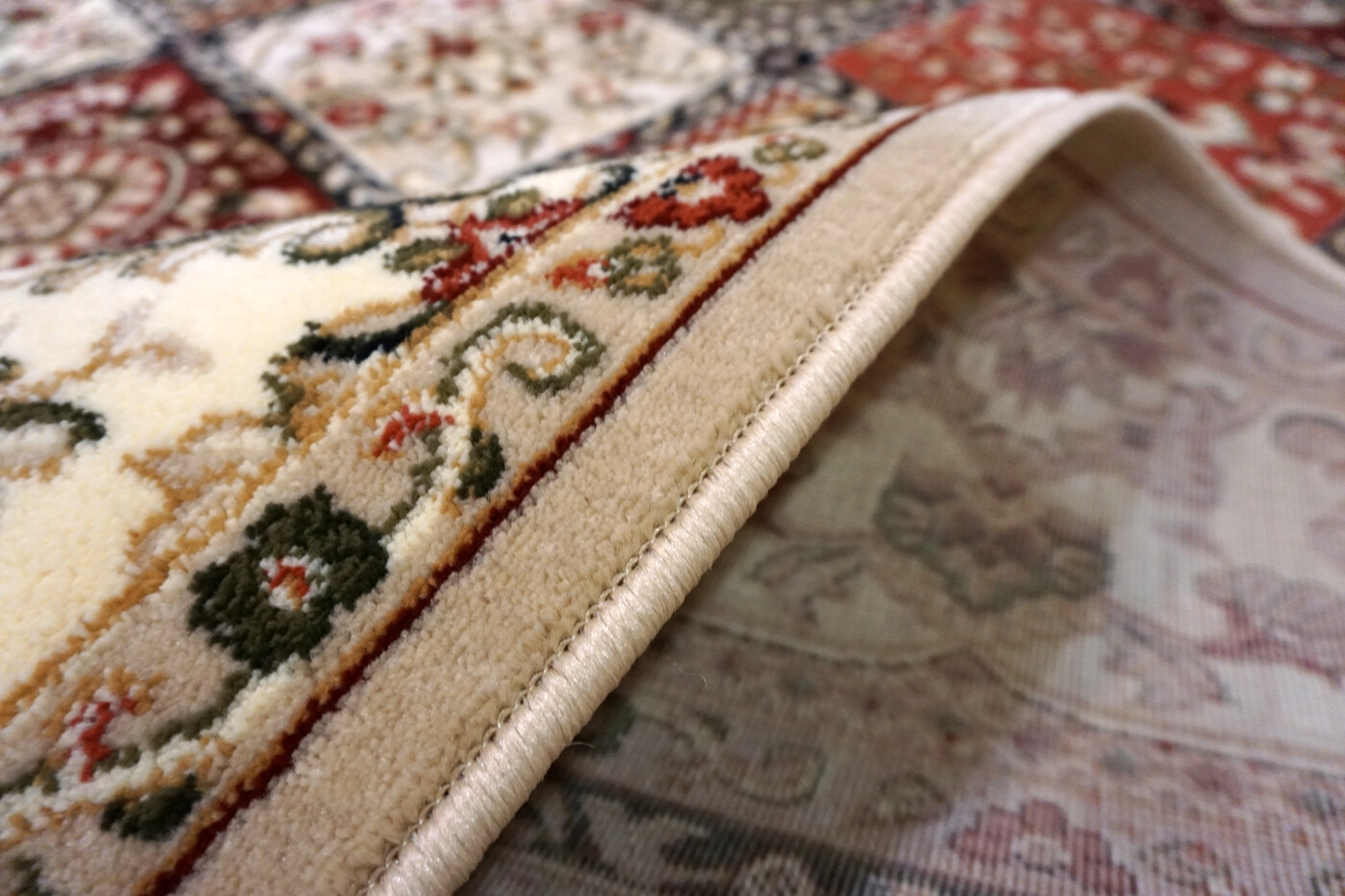 Model Timbre 1518/110, Traversa festonata , Crem/Beige, Latime 150 cm [5]