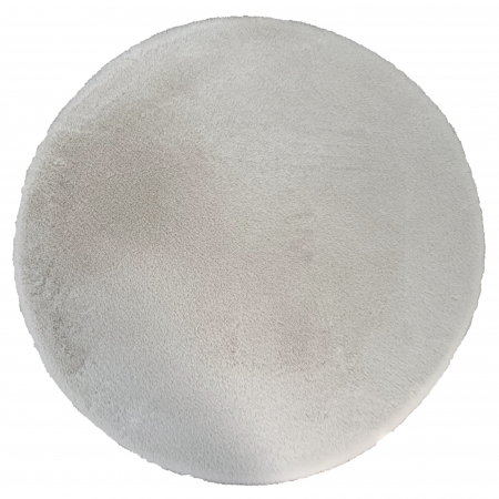 Covor Pufos, Model Blanita Crem, Rotund Antiderapant, Soft LOP 050 [3]