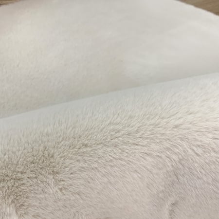 Covor Pufos, Model Blanita Crem, Rotund Antiderapant, Soft LOP 050 [2]