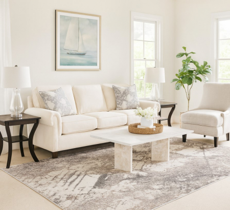 Covoare Living - Covor Anny 33022/191, Model Dungi, Crem