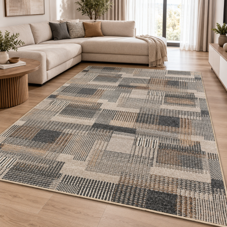 Covoare Living - Covor Anny 33038/165, Model Living/Dormitor, Bej