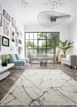 Covoare Living - Covor Belgian, Model 60639/563, Colectia Ecuador, Gri