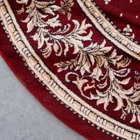 Covor Bisericesc, Model 15033/210 Oval, Rosu/Grena [1]