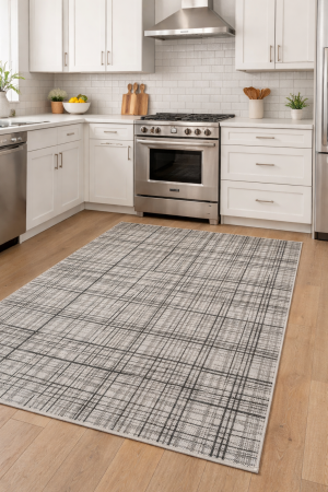 Covoare Bucatarie - Covor Bucatarie, Flex 19171/08, Antiderapant, Gri