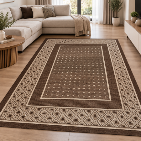 Covoare Living - Covor Bucatarie,Model Iuta, Natura 903/91, Maro