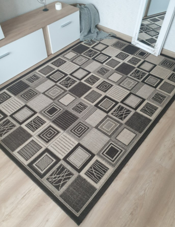 Covor Bucatarie, Model Natura 911/19, Crem/Maro [3]