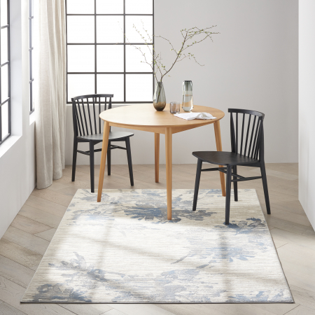 Covoare Living - Covor Calvin Klein, Model ECH01, Gri/Ivory/Blue