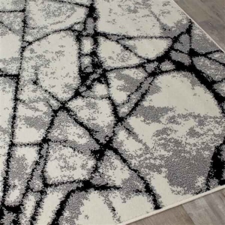 Covor Living/Dormitor Abstract, Model Cappuccino 16102/610, Gri [6]