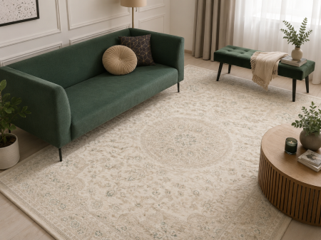 Covoare Living - Covor Belgian Clasic Living/Dormitor, Model Opus 54271/060, Crem