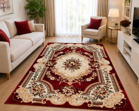 Covoare Living - Covor Clasic, Lotos 503/220, Covor DreptunghiularRosu