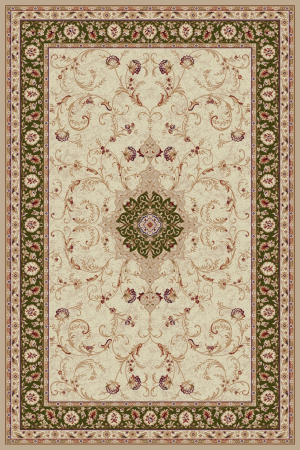 Covoare Living - Covor Model Clasic 523/130, Dreptunghiular, Verde