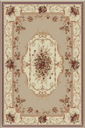 Covoare Living - Covor Clasic, Model 507/100 Dreptunghiular, Crem