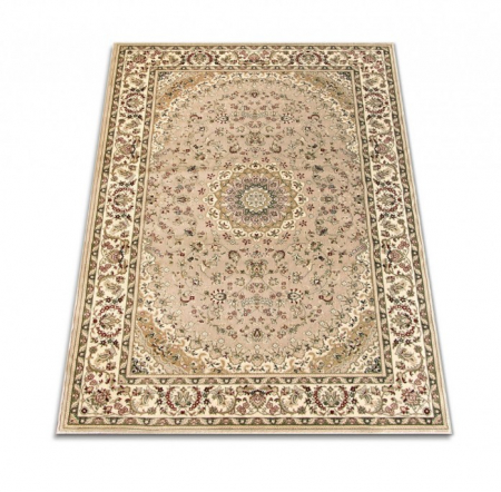 Covor Clasic Sufragerie/Dormitor, Model Lotos 1555/110, Crem/Bej [1]