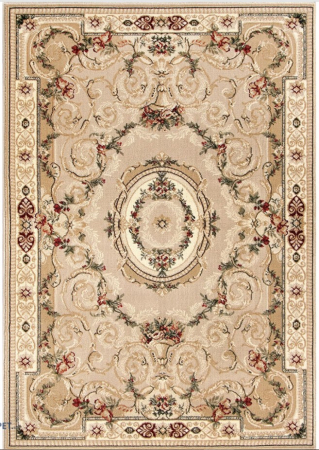 Covoare - Covor Clasic Sufragerie/Dormitor, Model Lotos 15002/110, Crem/Bej