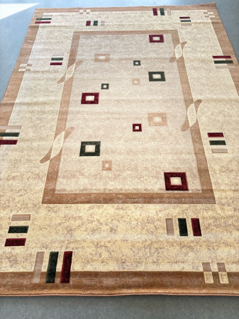 Covoare - Covor Clasic Sufragerie/Dormitor, Model Lotos 579/110, Crem/Bej