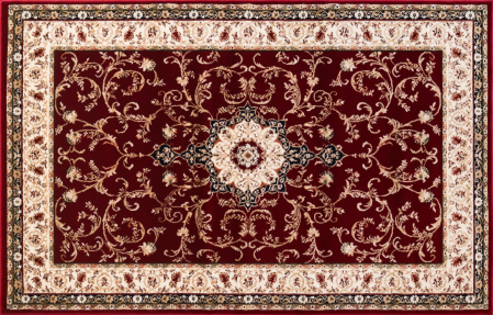 Covor Clasic Sufragerie/Dormitor, Model Lotos 523/210, Rosu [11]