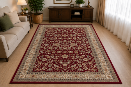 Covoare Living - Covor Clasic Sufragerie, Model Premium Kasmar 8746/014, Rosu