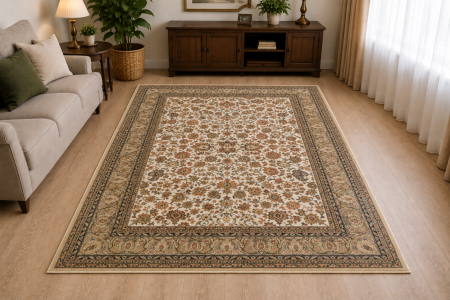 Covoare Living - Covor Clasic Sufragerie, Model Premium Kasmar 8746/684, Bej
