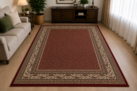 Covoare Living - Covor Clasic Sufragerie, Model Premium Kasmar 9595-014, Rosu