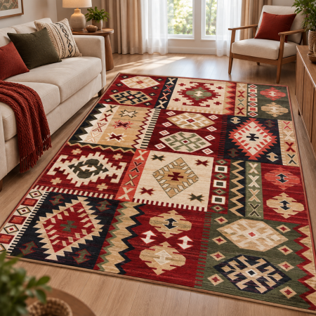 Covoare Living - Covor Clasic Traditional, Model Lotos 15081/230, Grena