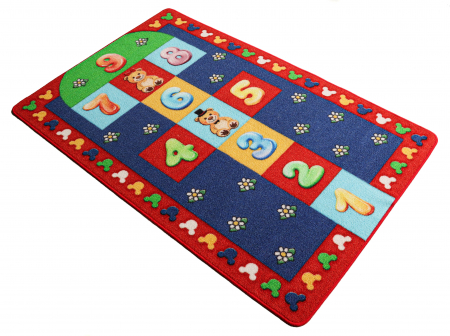 Covor Copii, Antiderapant, Sotron Hopscotch, Multicolor [8]