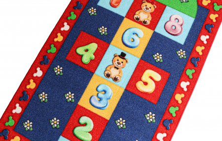 Covor Copii, Antiderapant, Sotron Hopscotch, Multicolor [3]