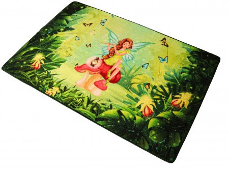 Model Copii, Fairy Song, Covor Dreptunghiular Turcia, Verde [4]