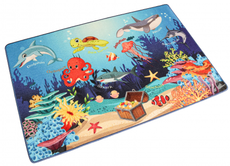Covor Copii, Oceanarium Blue, Multicolor [1]