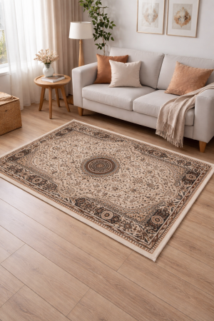 Covoare - Covor Dreptunghiular, Model Vetro 5504, Bej