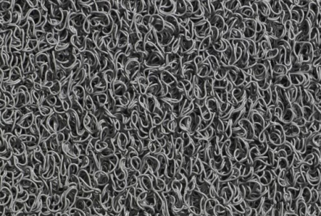 Gazon Artificial - Covor Exterior/Interior Spaghetti , Model Curly, Latimea 100 cm, Gri
